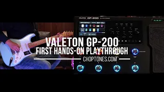 Valeton GP-200 | First Hands On Playthrough Demo