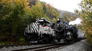 Reading & Northern Steam Locomotive 425 pulling final Fall Foliage Excursion?