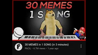 Natural Evan reacts to “30 MEMES in 1 SONG (in 3 minutes)”