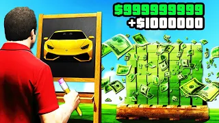Everything I DRAW Becomes MONEY In GTA 5