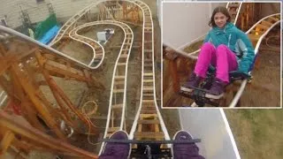 See Roller Coasters Set Up In People's Private Backyards