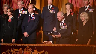 Britain's Royals attend Remembrance Day concert in London