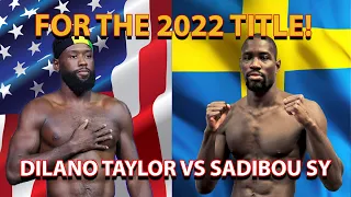 Sadibou Sy vs  Dilano Taylor | PFL 10 | Welterweight Tournament Championship