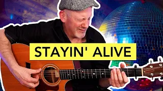 "Stayin' Alive" (Bee Gees) - Adam Rafferty Fingerstyle Guitar