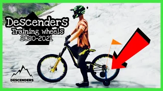 HOW TO GET THE *TRAINING WHEELS* IN DESCENDERS 2020 NEW CODES!