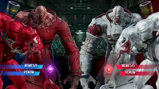 Venom and Nemesis vs Venom and Nemesis - MARVEL VS. CAPCOM: INFINITE