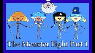 The Monster Fight Part 1 | Jinx Gaming | Cookie Run/League of Legends/Wednesday Animation