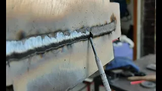 Horizontal welding  2G weld stick test