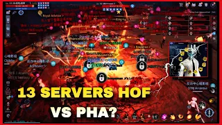 HOLD THE DOOR! DEFENSE OF PHA VS 13 SERVERS OF HOF FULL FORCE ATTACK? - Mir4