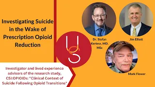 Investigating Suicide in the Wake of Prescription Opioid Reduction Webinar