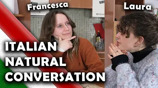 Natural conversation in Italian language with SUBTITLES | Learn Italian