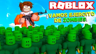 ¡CREO MI EJERCITO ZOMBIE EN ROBLOX! 🧟 🤣 | SRGATO TIENE UN EJERCITO ZOMBIE SUPER OP