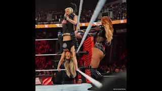 RAW 4.10.23 - Becky Lynch and Trish Stratus vs. Raquel Rodriguez and Liv Morgan (1/2)