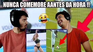 REACT 🔴 Os Atletas que Comemoraram Cedo Demais! NUNCA celebre antes da hora!