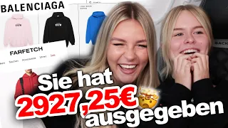 Sie hat 2927,25€ ausgegeben 🤯 5 MIN. ALLES im INTERNET bestellen, was MEINE SCHWESTER will | Dagi