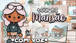 Fiz Um Tour Na Mansão! 🏡💕 | *COM VOZ 📢* | Toca Life Roleplay