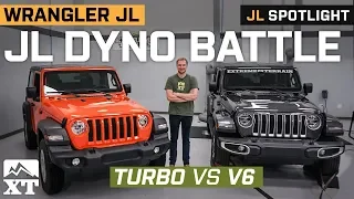 Dyno Battle | Jeep JL Turbo vs JL V6  | Which JL Makes The Most Horsepower?