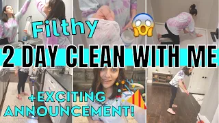 FILTHY HOUSE CLEAN WITH ME 2021 | ALL DAY SPEED CLEANING MOTIVATION | CLEANING ROUTINE SAHM