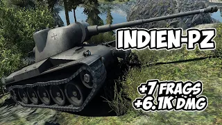 Indien-Pz - 7 Frags 6.1K Damage - Almost made it! - World Of Tanks