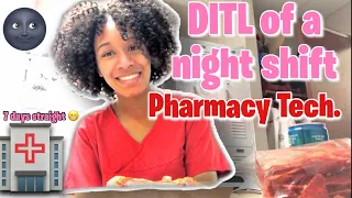 Day in the life of a night pharmacy Technician 9pm-7am| It’s Dricaaa