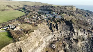 How long has blackgang chine got ? 4k landslip / landslide drone flight