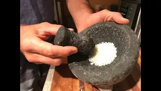 Mexican Technique to Curing Your Mortar and Pestle