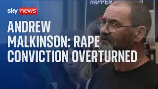 Andrew Malkinson: Rape conviction of man who spent 17 years in prison overturned