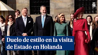 Letizia Ortiz y Máxima de Holanda: duelo de estilo en la visita de Estado