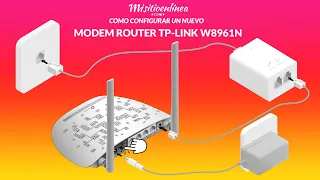 Como Configurar un Nuevo Modem Router tp-link W8961N desde un telefono