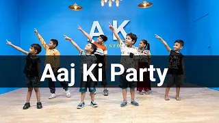 Aaj Ki Party | Dance Video | Beginner Little Kid's | Summer Camp 2022 | Amit Kumar Dance Studio