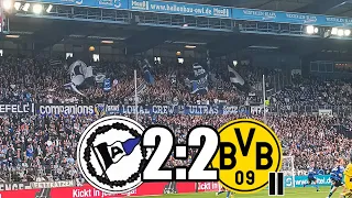 Arminia Bielefeld vs. Borussia Dortmund II 2:2 I Stimmung von der Südtribüne Bielefeld