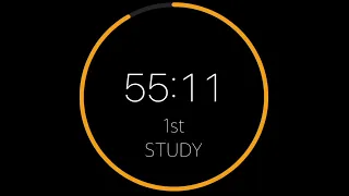 🔥 [8Hours] 60/10 x8 뽀모도로 타이머 with 장작소리,알람 / pomodoro study real time / fire sound timer/alarm