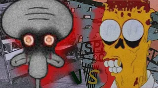 Squidward's Suicide vs Dead Bart. Lost Episode Creepypasta Battle Royale