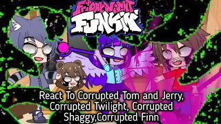 FNF React To Pibby Corrupted Remixed And Pibby Twilight Mod