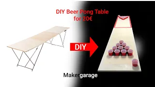 DIY best&cheap BEER PONG TABLE