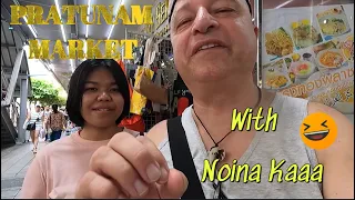 PRATUNAM MARKET WITH NOINA KAAA | BANGKOK | THAILAND | WALKVLOG MEDIA