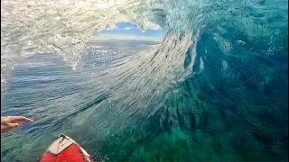 Perfect A FRAME Barrels In FIJI 🇫🇯