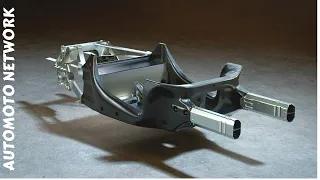 McLaren Artura Carbon fibre monocoque with aluminium crash structure and rear subframe.