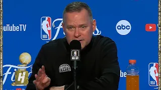 Michael Malone talks Game 4 NBA Finals WIN, FULL Postgame Interview 🎤