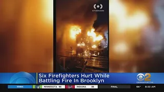 Fire Rages Through Two Homes In Dyker Heights, 6 Firefighters Hurt