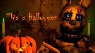 {C4D} Five night at Freddy's This is Halloween (Ponzoo Trap Remix)