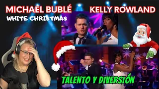 Michael Bublé & Kelly Rowland White Christmas - Profesionalidad Natural - Vocal Coach Reaction