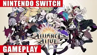 The Alliance Alive HD Remastered Nintendo Switch Gameplay