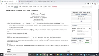 Codeforces Round 667 Div3 B Minimum Product