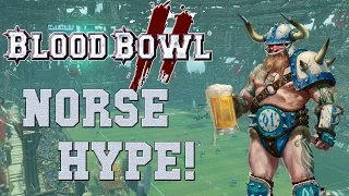 Blood Bowl 2 Norse! Roster, starting lineups, strategy, review & mirror match (the Sage)