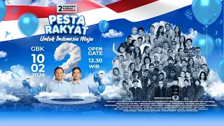 PESTA RAKYAT UNTUK INDONESIA MAJU