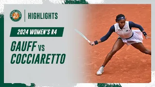 Gauff vs Cocciaretto Round 4 Highlights | Roland-Garros 2024