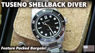 Tuseno Shellback Dive Watch - Feature Packed Value Diver