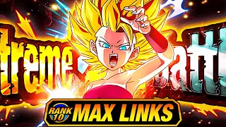 REALLY GOOD! LEVEL 10 LINKS 100% RAINBOW STAR EZA STR SSJ2 CAULIFLA! (DBZ: Dokkan Battle)