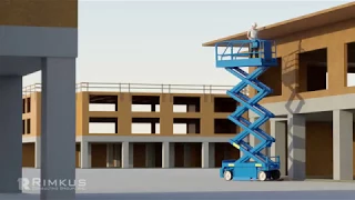 Personal Injury Scissor Lift Animation